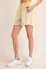 Sweet Corn Mineral Wash Terry Short