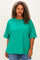 Green Plus Cotton Oversized Tunic Tee