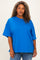Blue Plus Cotton Oversized Tunic Tee