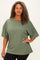 Olive Plus Cotton Oversized Tunic Tee