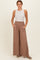 Cocoa Smocked Waistband Wide Leg Lounge Pants