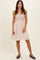 Papyrus Knot Detail Smocked Mini Dress