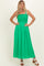 Peridot Textured Smocked Maxi Dress