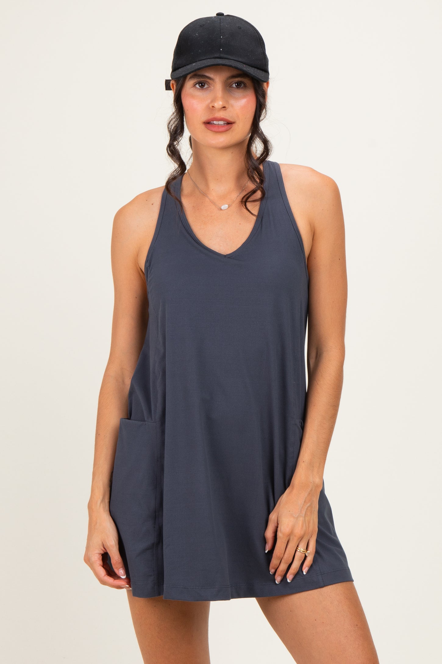 Charcoal Active Racerback Skortsie