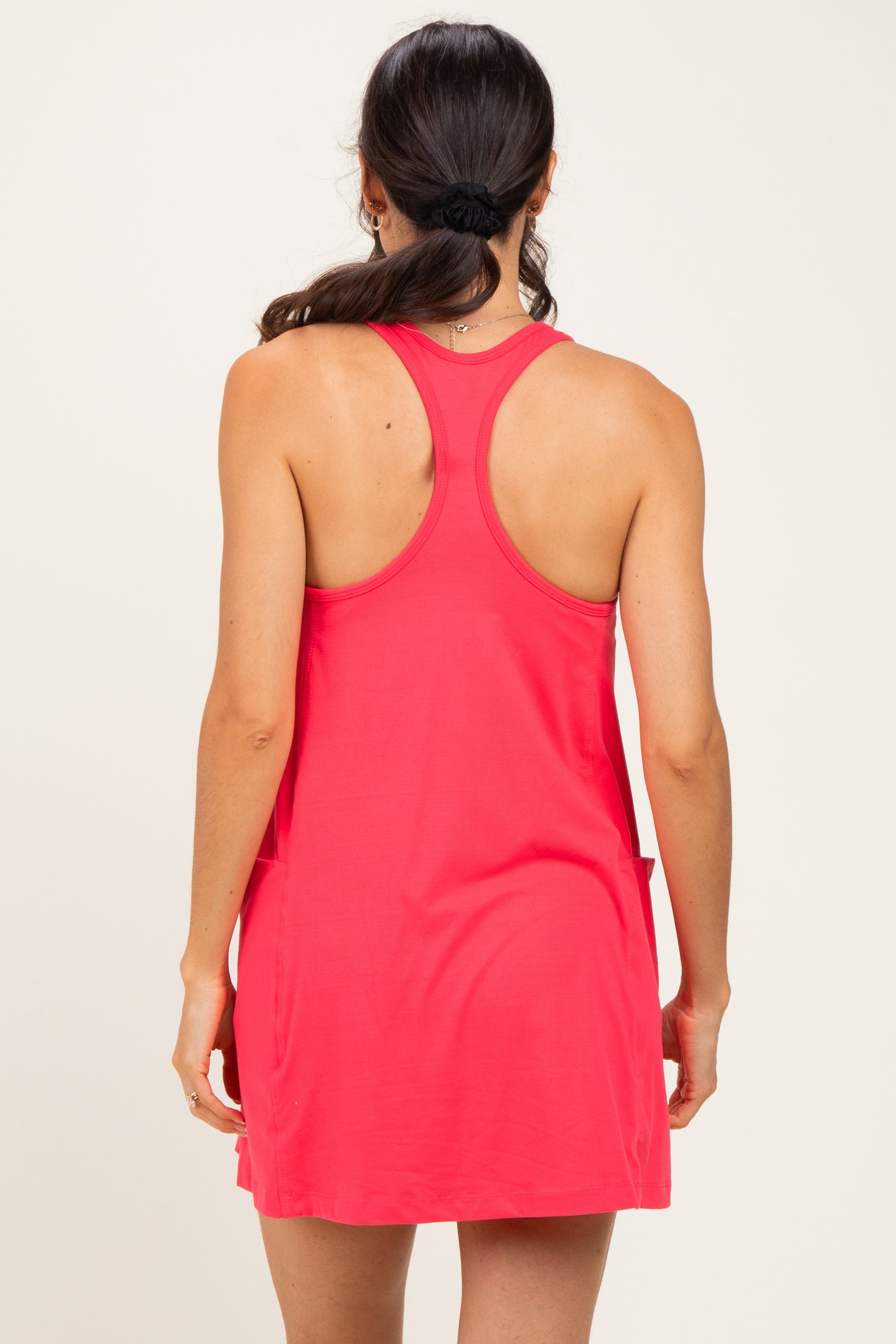 Flamingo Pink Active Racerback Skortsie