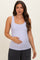 Lavender Square Neckline Maternity Active Tank Top