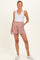 Dusty Mauve Linen Blend Maternity Shorts