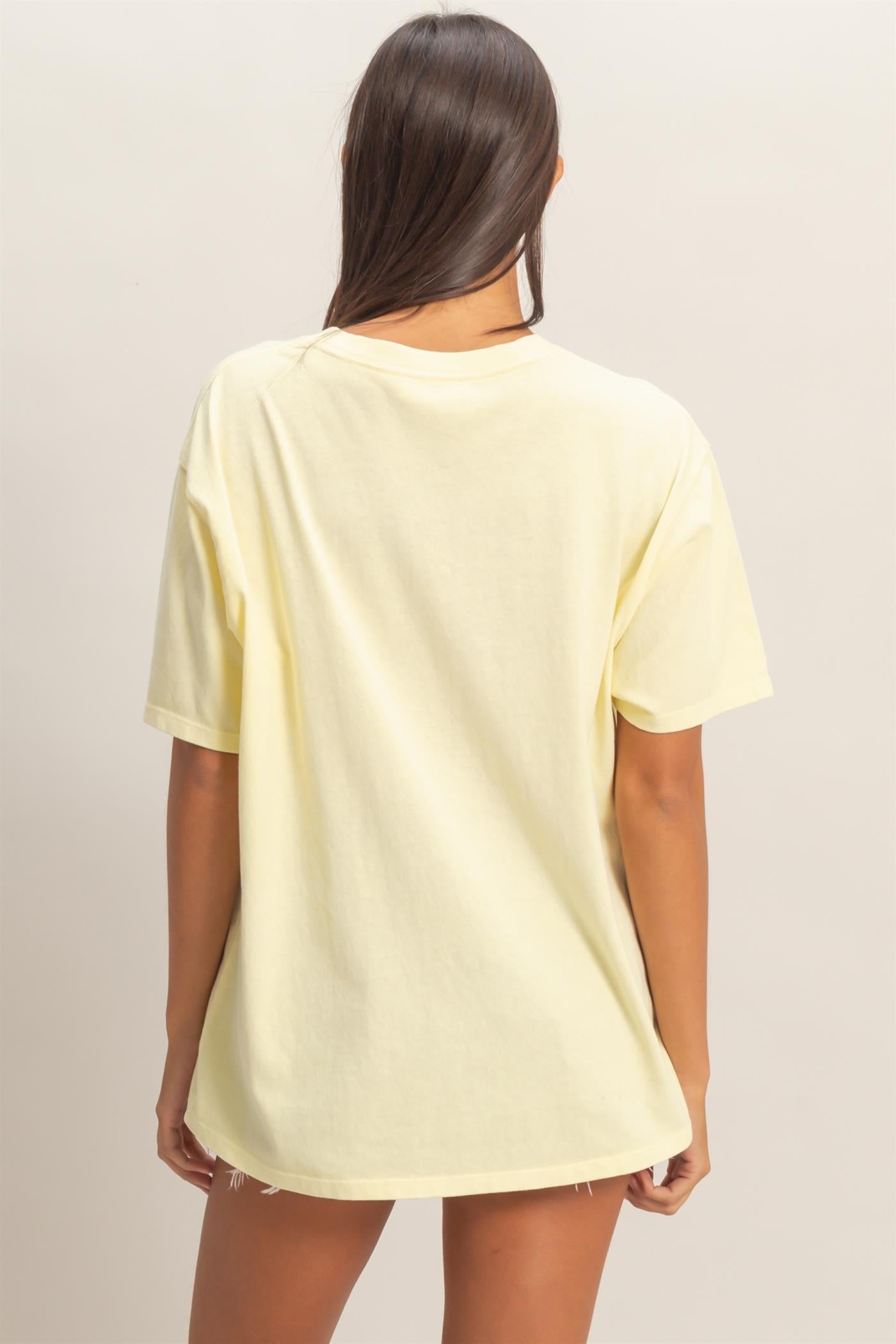 Yellow Crew Neck T-Shirt
