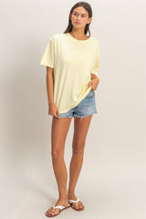 Yellow Crew Neck T-Shirt