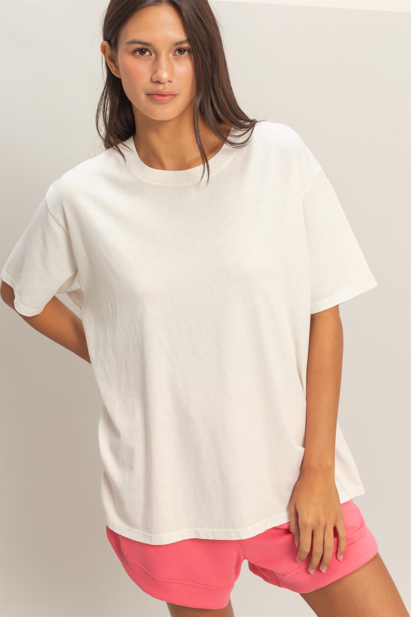 White Crew Neck T-Shirt