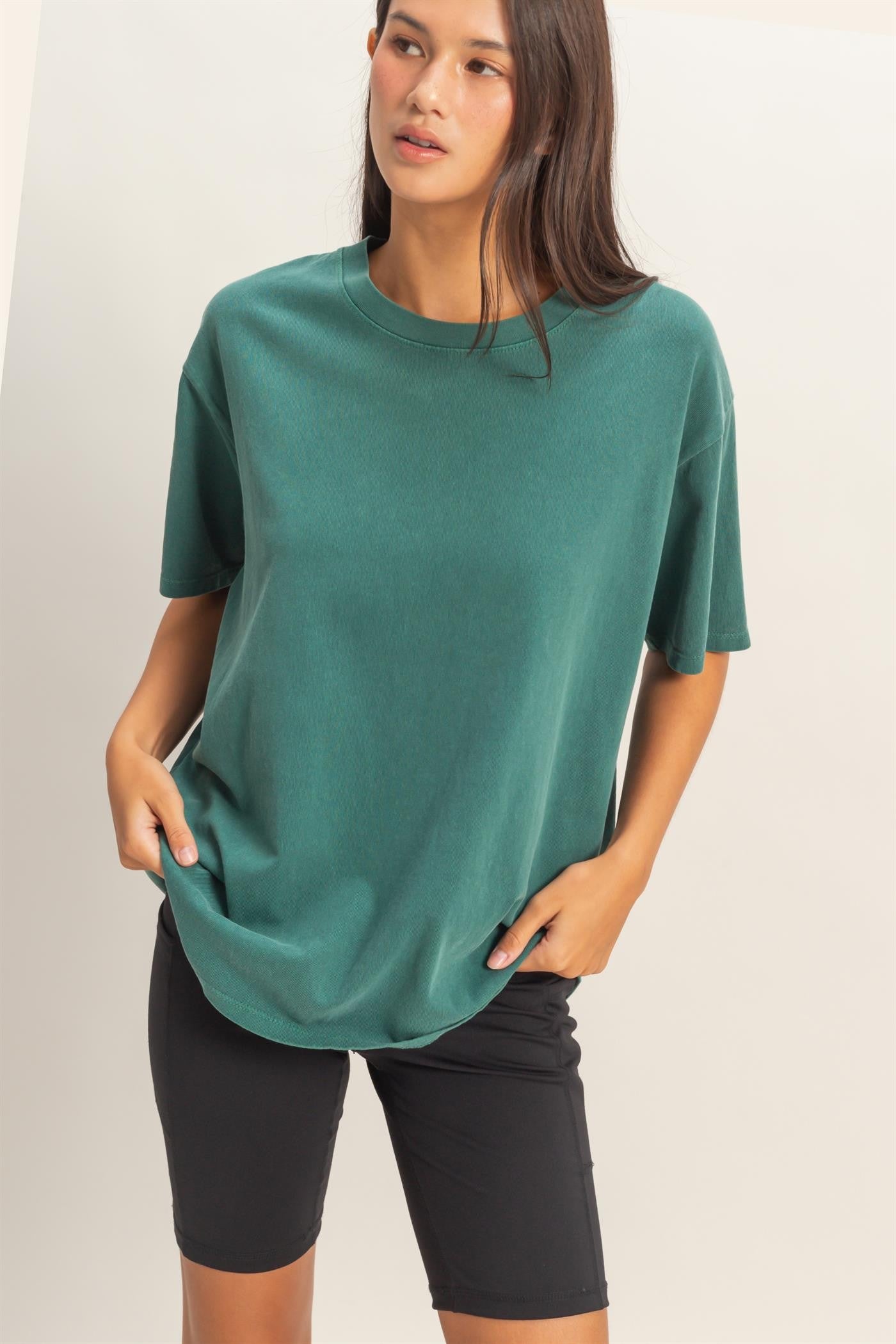 Teal Crew Neck T-Shirt
