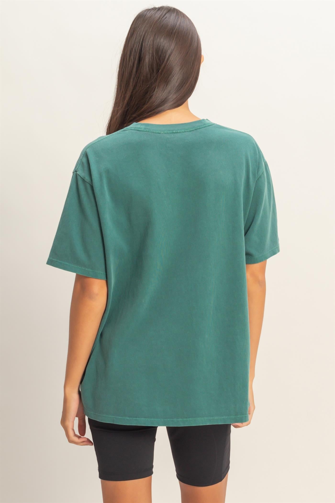 Teal Crew Neck T-Shirt