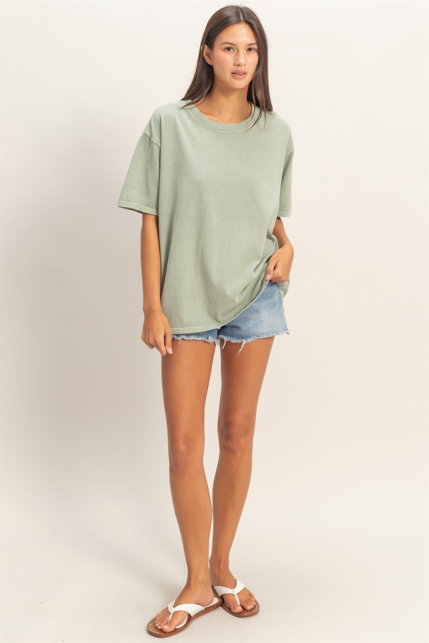 Sage Crew Neck T-Shirt