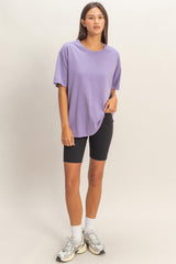 Purple Crew Neck T-Shirt