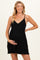 Navy Ribbed Knit Babydoll Maternity Romper