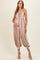 Lemongrass Floral Harem Leg Maternity Jumpsuit