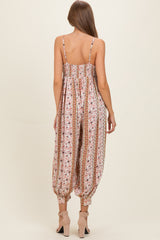 Lemongrass Floral Harem Leg Maternity Jumpsuit