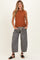 Black Striped Relaxed Fit Maternity Pants