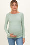 Sage Soft Knit Ruched Maternity Top
