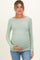 Sage Soft Knit Ruched Maternity Top