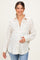 Sage Floral Cotton Gauze Button-Down Maternity Shirt