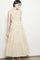 Cream Polka Dot Smocked Tiered Maxi Dress