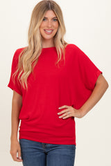 Ruby Dolman Sleeve Boat Neck Top