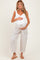 Grey Textured Maternity Pants