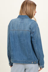 Medium Wash Oversized Denim Jackets