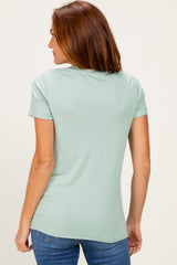 Mint Basic Crew Neck Tee
