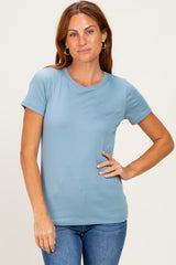 Slate Basic Crew Neck Tee