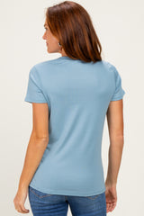Slate Basic Crew Neck Tee