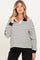 Ivory Striped Long Sleeve Polo Maternity Top