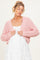 Pink Dolman Sleeve Boho Cable Knit Maternity Cardigan