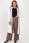 Ivory Open Front Knit Sweater Coat