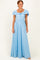 Light Blue Lace Maxi Dress