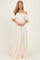 Natural Lace Maxi Dress