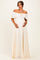 Natural Lace Maternity Maxi Dress