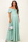 Seafoam Lace Maternity Maxi Dress