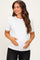 Ivory Basic Short Sleeve Maternity Sweater Top