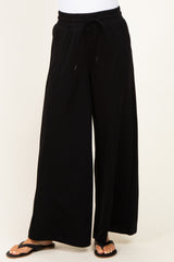 Black Drawstring Lounge Pants