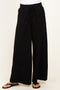 Black Drawstring Lounge Pants