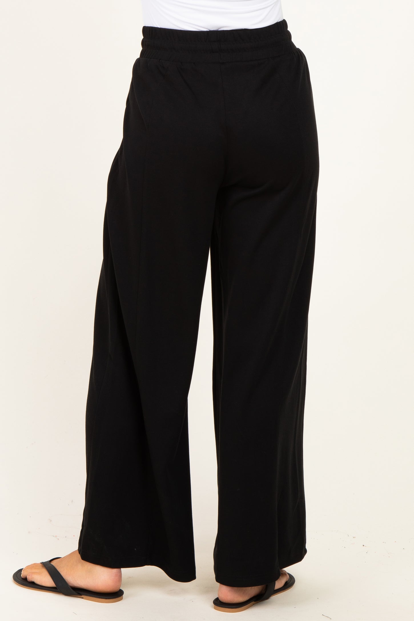 Black Drawstring Lounge Pants