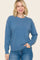 Blue Basic Pullover Sweater