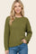 Matcha Honeycomb Knit Sweater