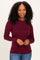 Burgundy Long Sleeve Top
