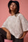 Faded Camo Print Ribbed Loose Fit Shirt