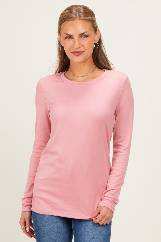 Mauve Long Sleeve Top