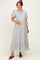 Sage Floral Chiffon Maternity Maxi Dress