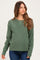Olive Mini Waffle Knit Relaxed Fit Maternity Sweater